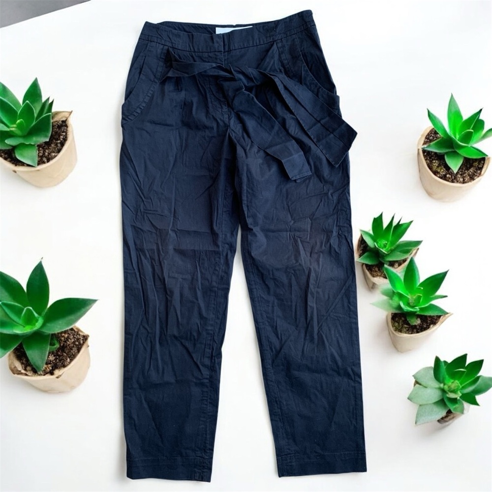 Anthropologie Leifsdottir Black Pants with Tie Waist 2